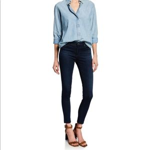 AG Legging Ankle Skinny Jean in Coal Grey